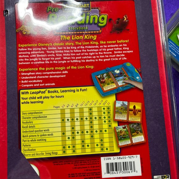 NEW📌Leap Pad Leap Start Pre-Reading  A Time Preschool K to 5 & Imagination Desk - Picture 10 of 12